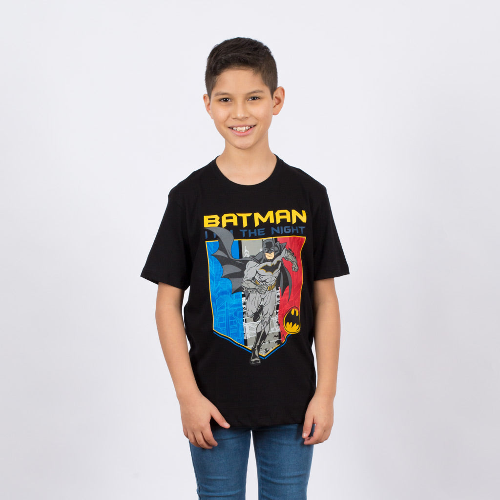 Polo Batman Manga Corta Niño - S/9.90