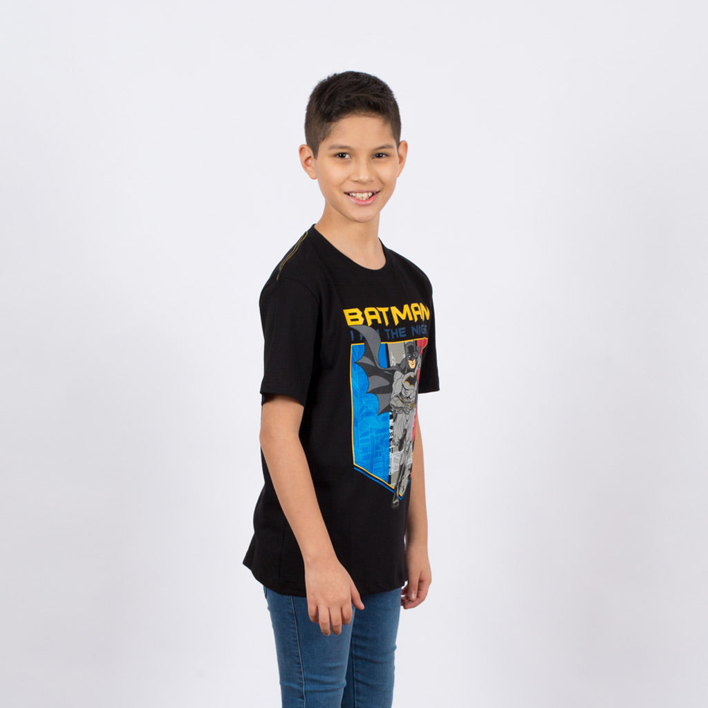 Polo Batman Manga Corta Niño - S/9.90