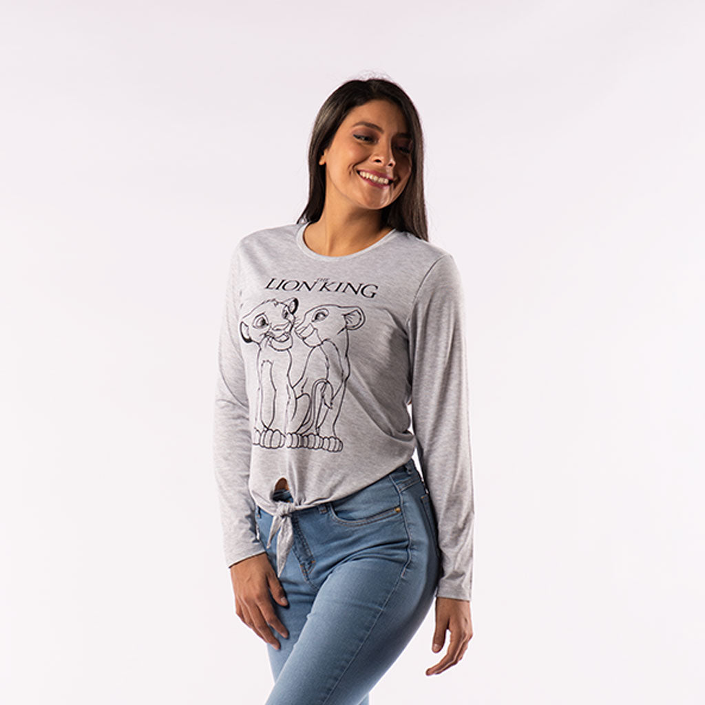 Polo El Rey León Manga Larga Mujer - 2x S/65.00 y 3x S/90.00