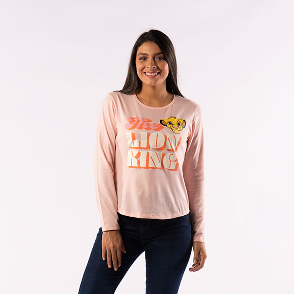 Polo El Rey León Manga Larga Mujer - 2x S/65.00 y 3x S/90.00