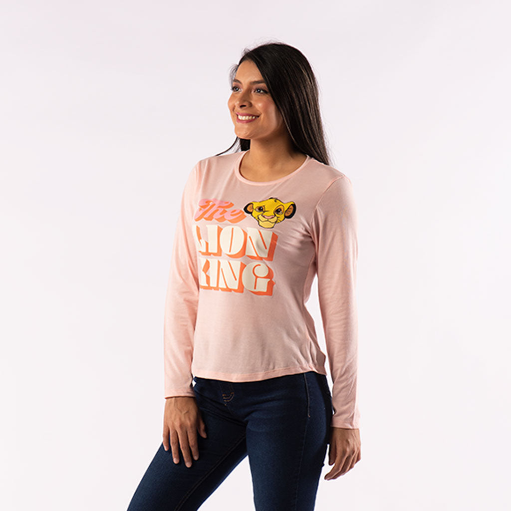 Polo El Rey León Manga Larga Mujer - 2x S/65.00 y 3x S/90.00