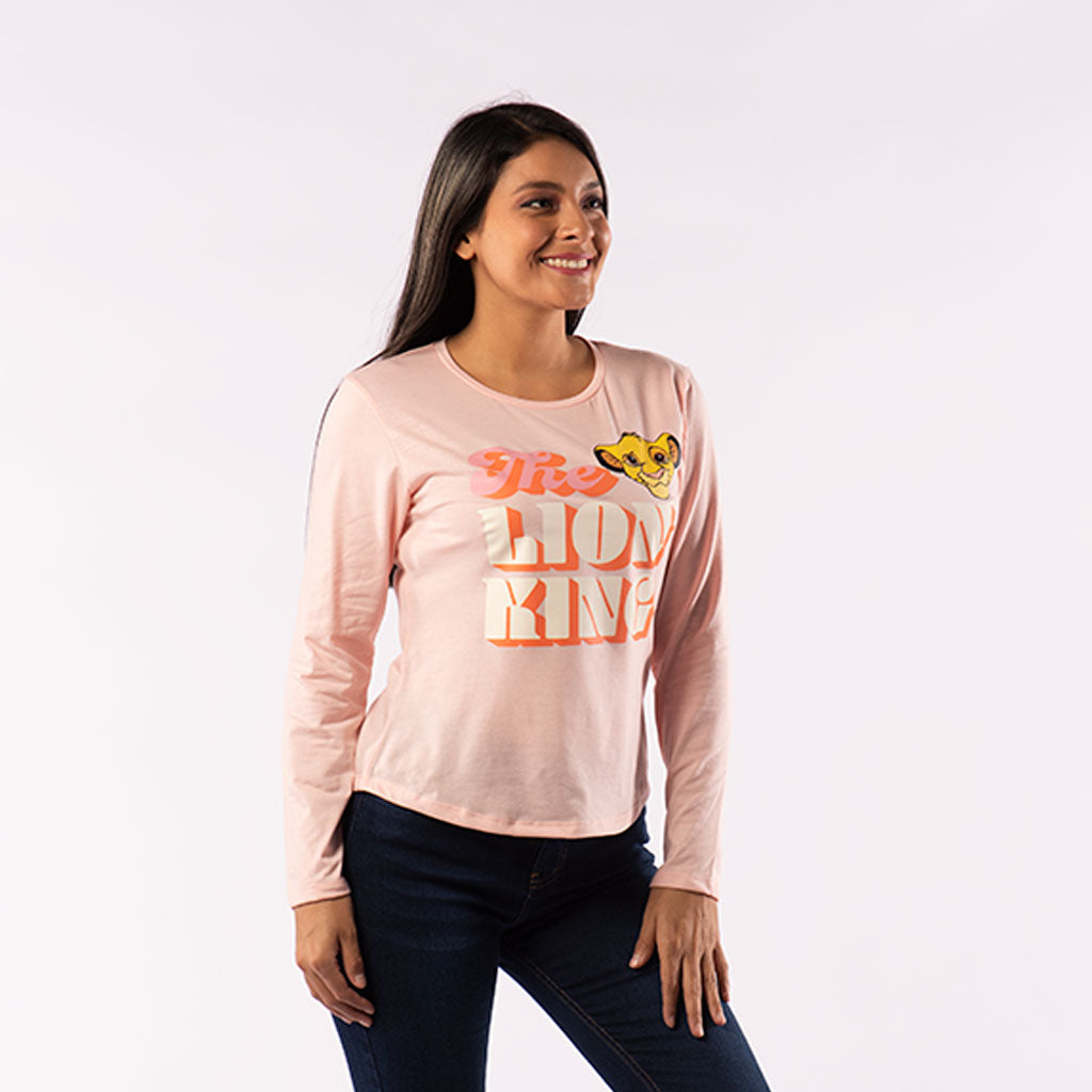 Polo El Rey León Manga Larga Mujer - 2x S/65.00 y 3x S/90.00