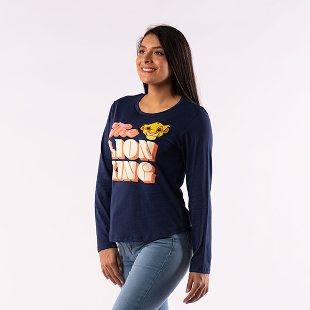 Polo El Rey León Manga Larga Mujer - 2x S/65.00 y 3x S/90.00