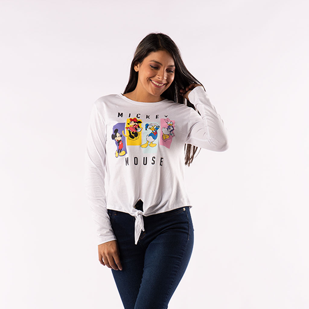 Polo Minnie Mouse Manga Larga Mujer - 2x S/65.00 y 3x S/90.00