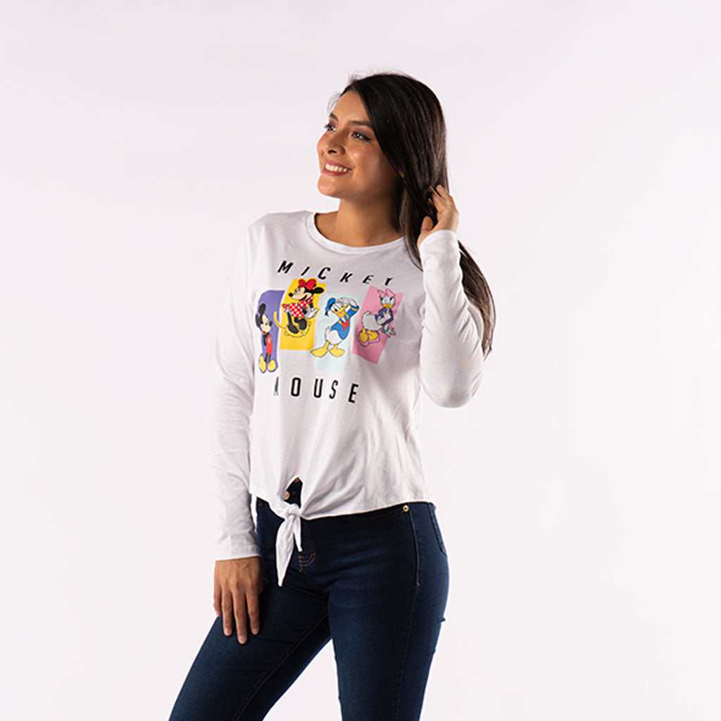 Polo Minnie Mouse Manga Larga Mujer - 2x S/65.00 y 3x S/90.00