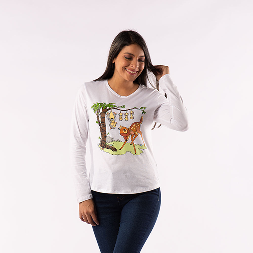 Polo Bambi Manga Larga Mujer - 2xS/60.00