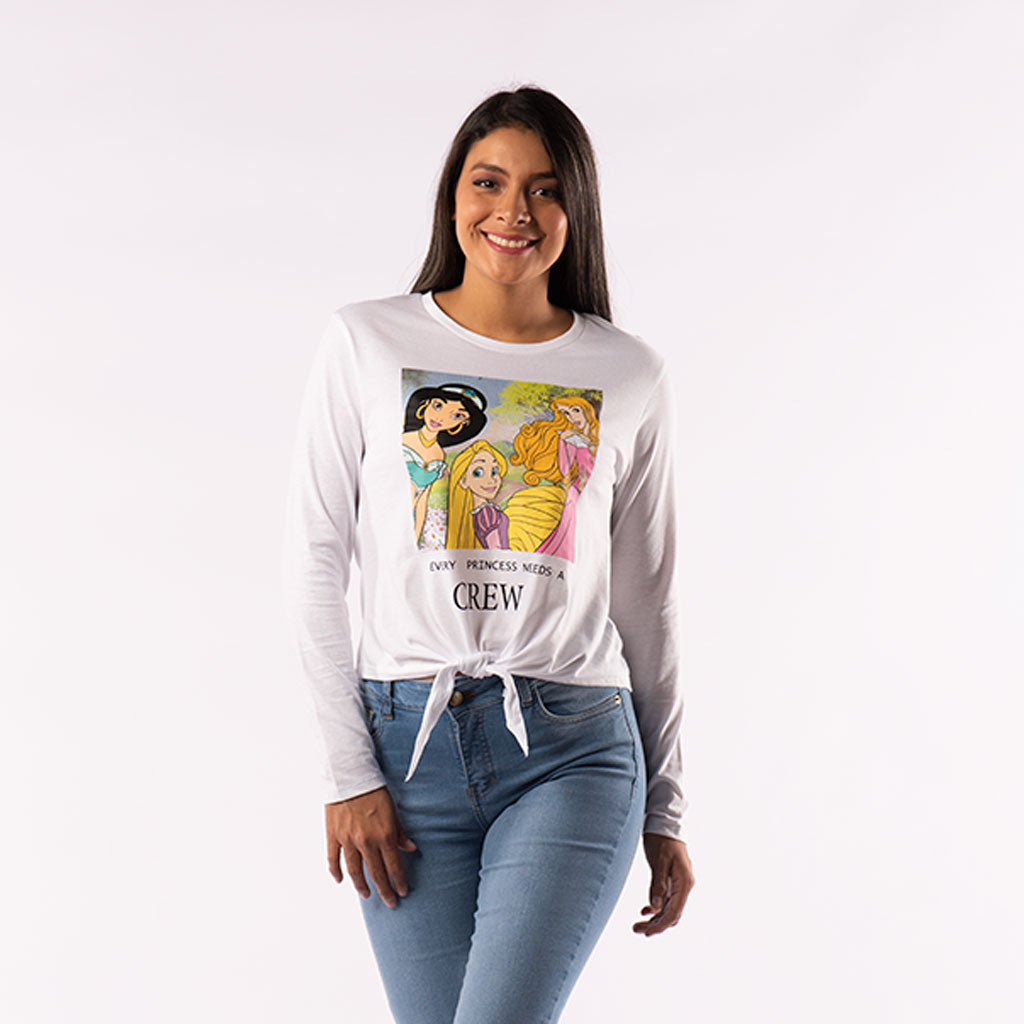 Polo Princesas Manga Larga Mujer