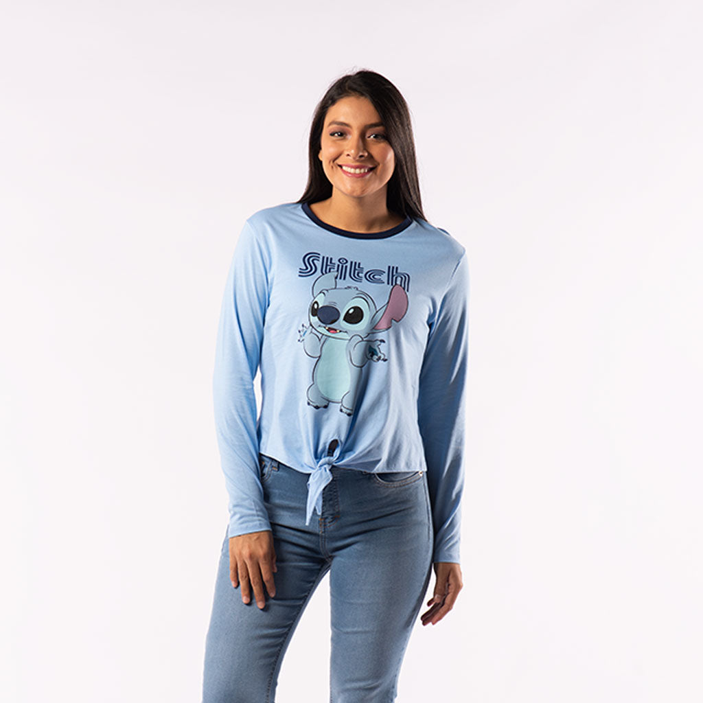 Polo Lilo y Stitch Manga Larga Mujer - 2x S/65.00 y 3x S/90.00