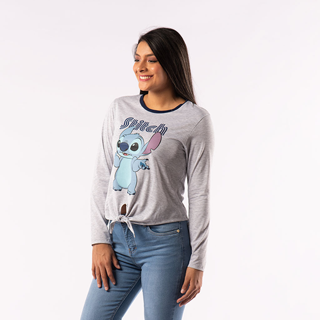 Polo Lilo y Stitch Manga Larga Mujer - 2x S/60.00