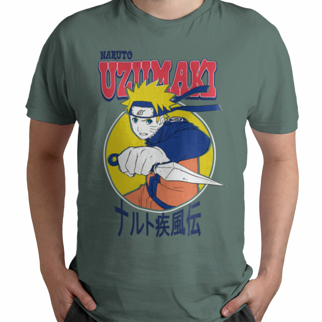 Polo Naruto Algodón Hombre