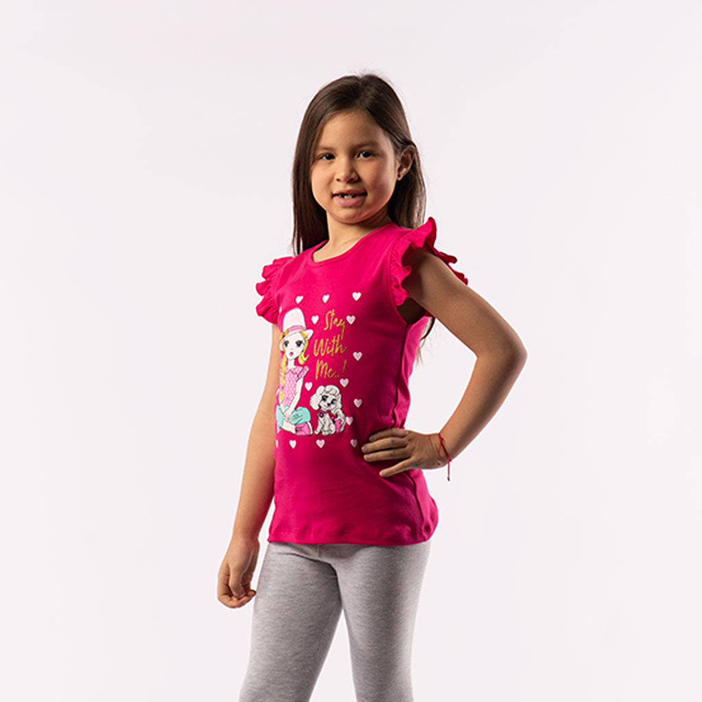 Polo Zaraith Manga Cero Niña