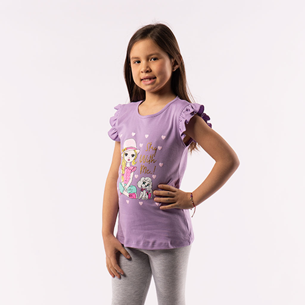 Polo Zaraith Manga Cero Niña