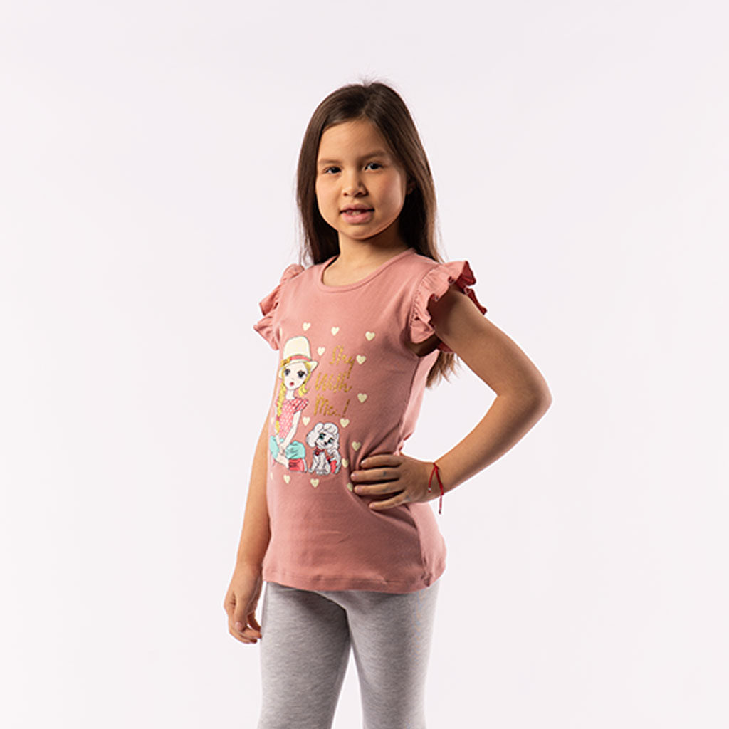 Polo Zaraith Manga Cero Niña