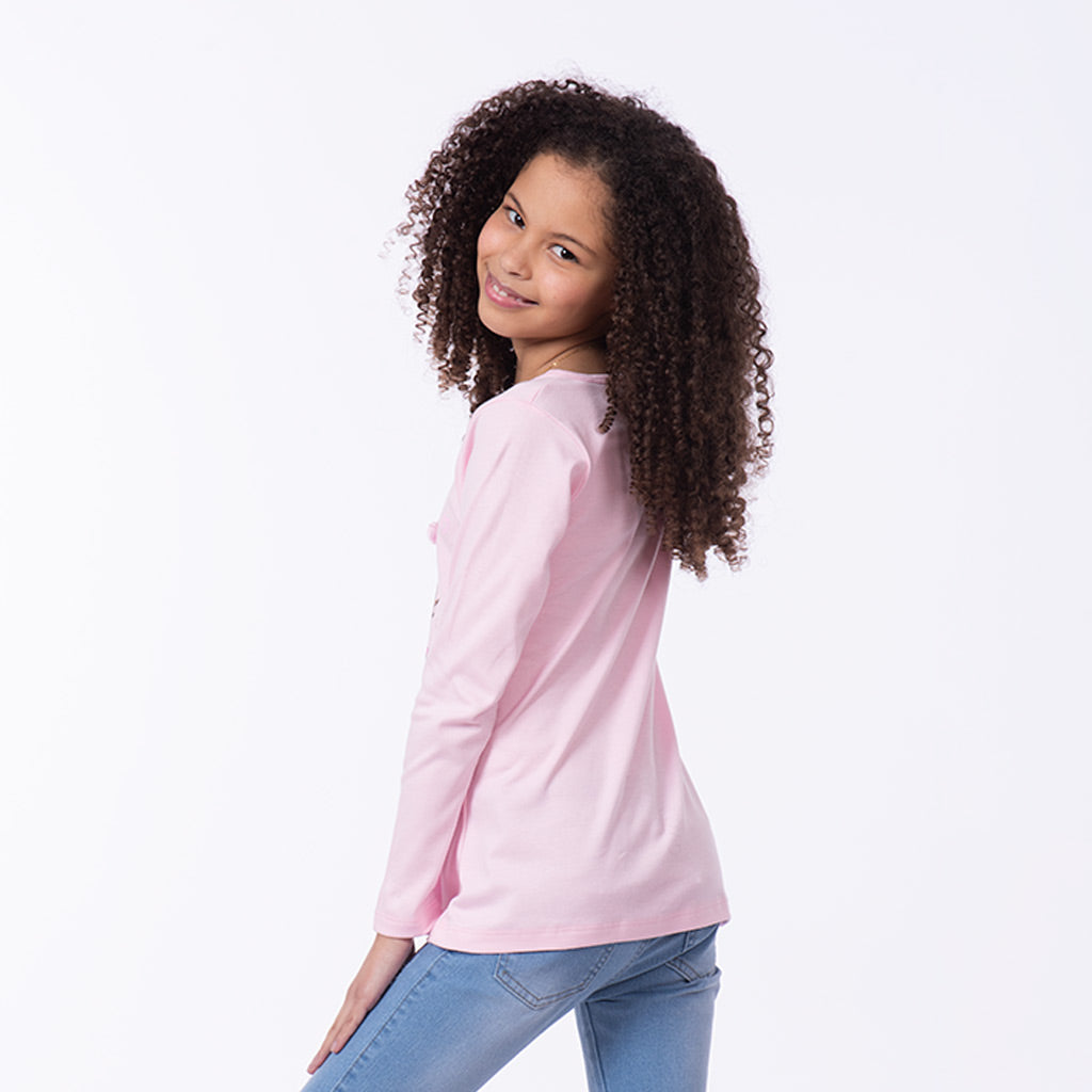 Polo Zaraith Manga Larga Niña