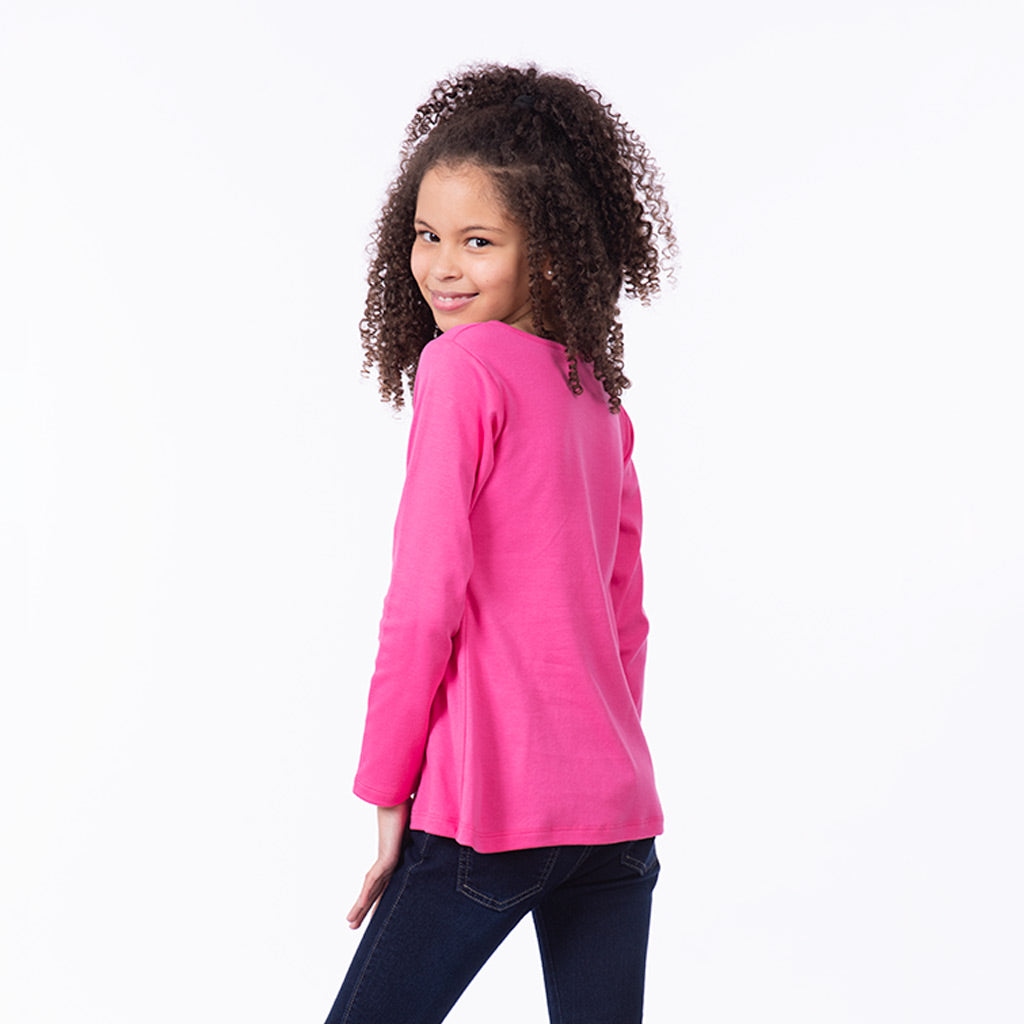 Polo Zaraith Manga Larga Niña