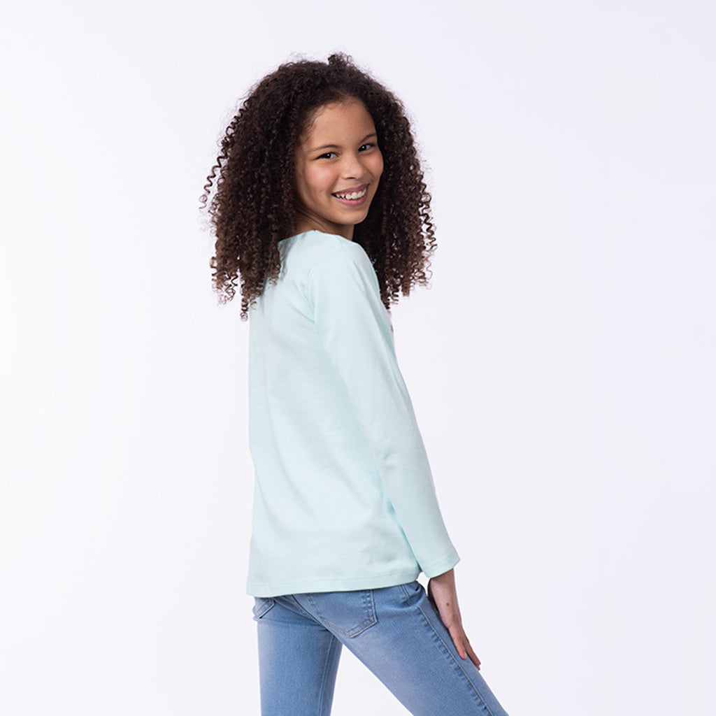 Polo Zaraith Manga Larga Niña