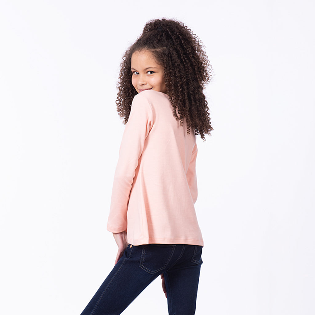 Polo Zaraith Manga Larga Niña