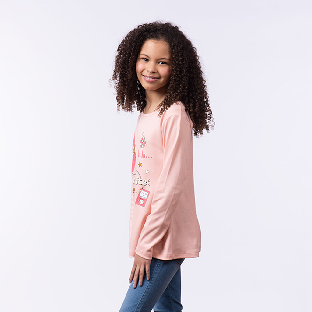 Polo Zaraith Manga Larga Niña