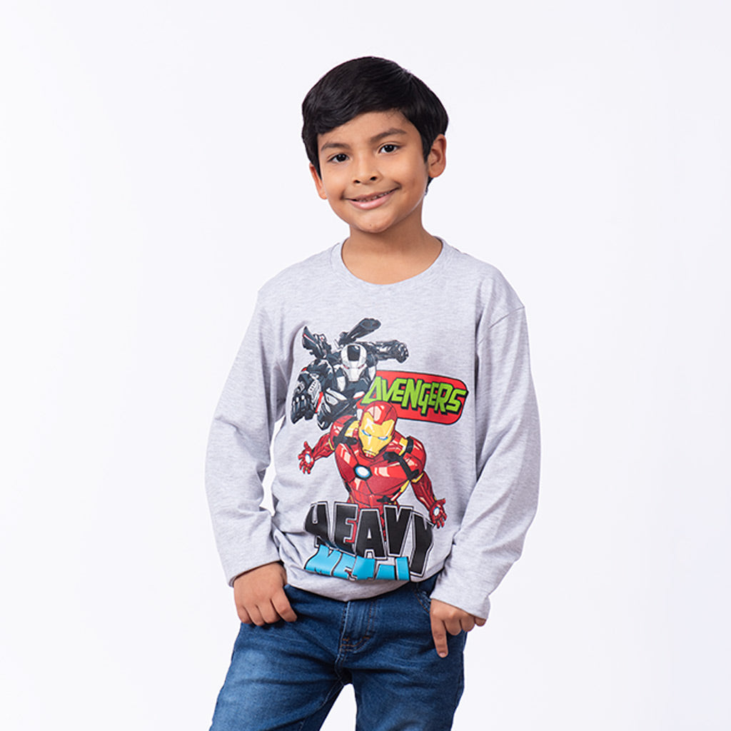 Polo Avengers Manga Larga Niño - 2x S/35.00