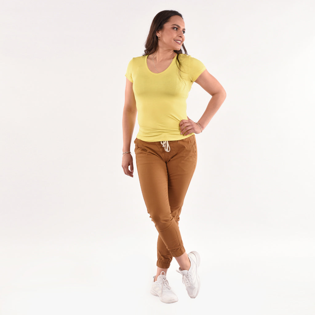 Jogger Drill Tafeta Strech Mujer