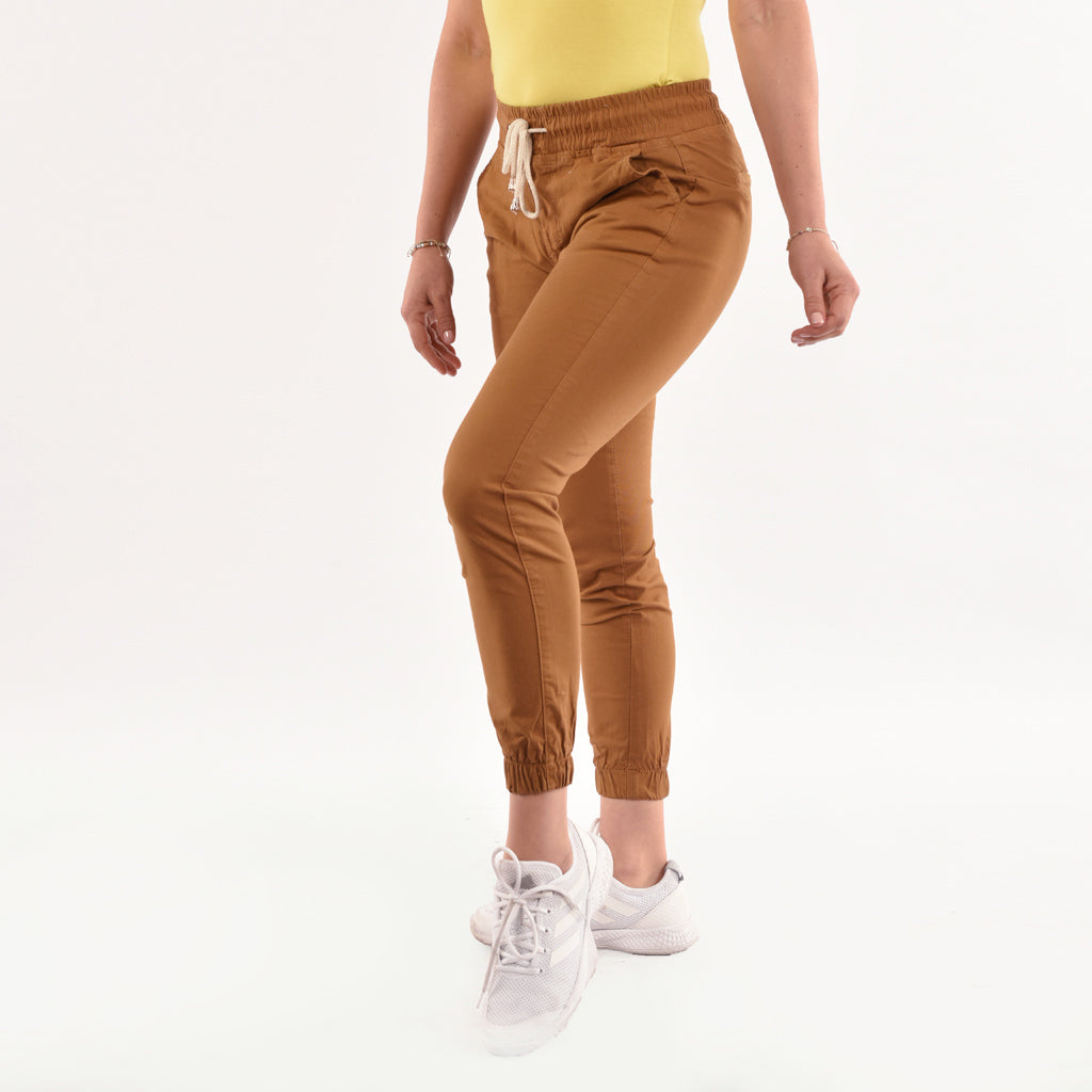 Jogger Drill Tafeta Strech Mujer