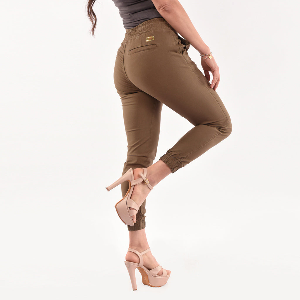 Jogger Drill Tafeta Strech Mujer