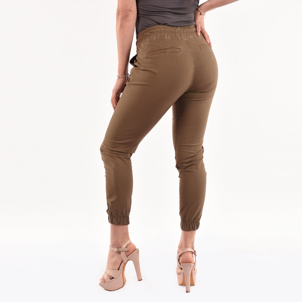 Jogger Drill Tafeta Strech Mujer