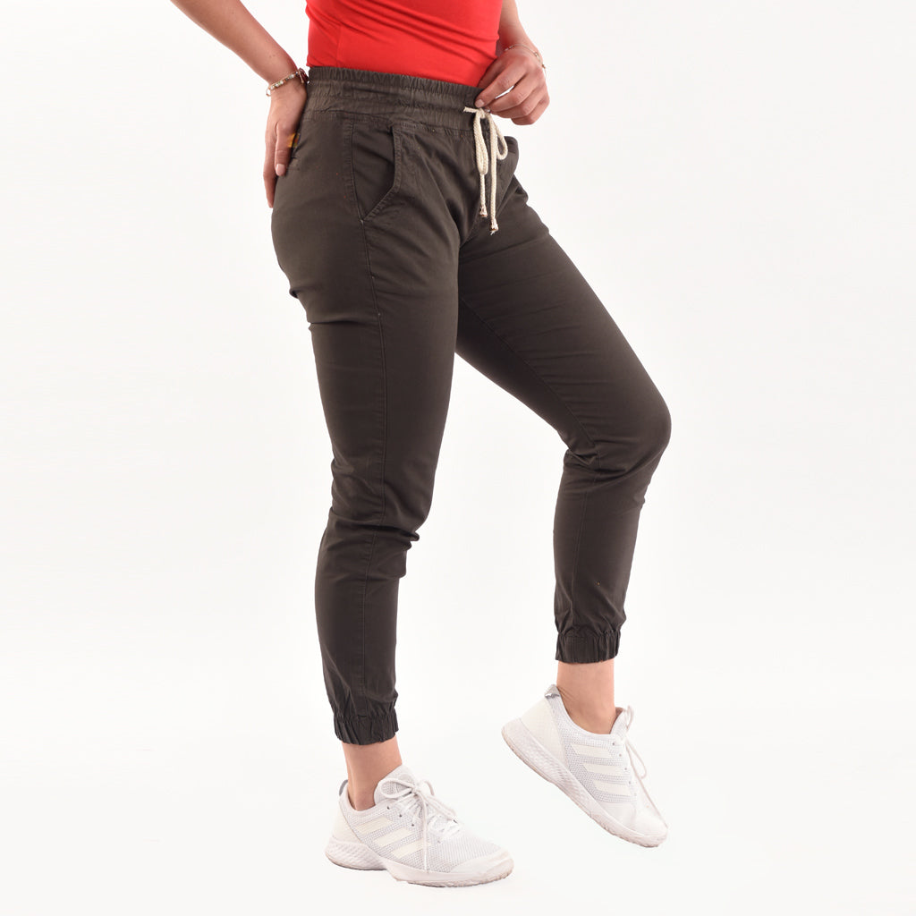 Jogger Drill Tafeta Strech Mujer
