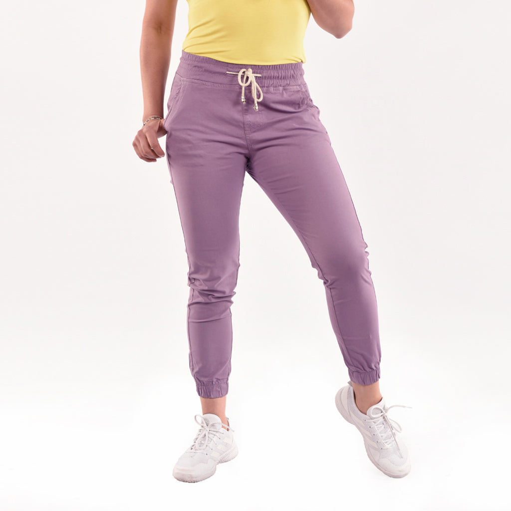 Jogger Drill Tafeta Strech Mujer