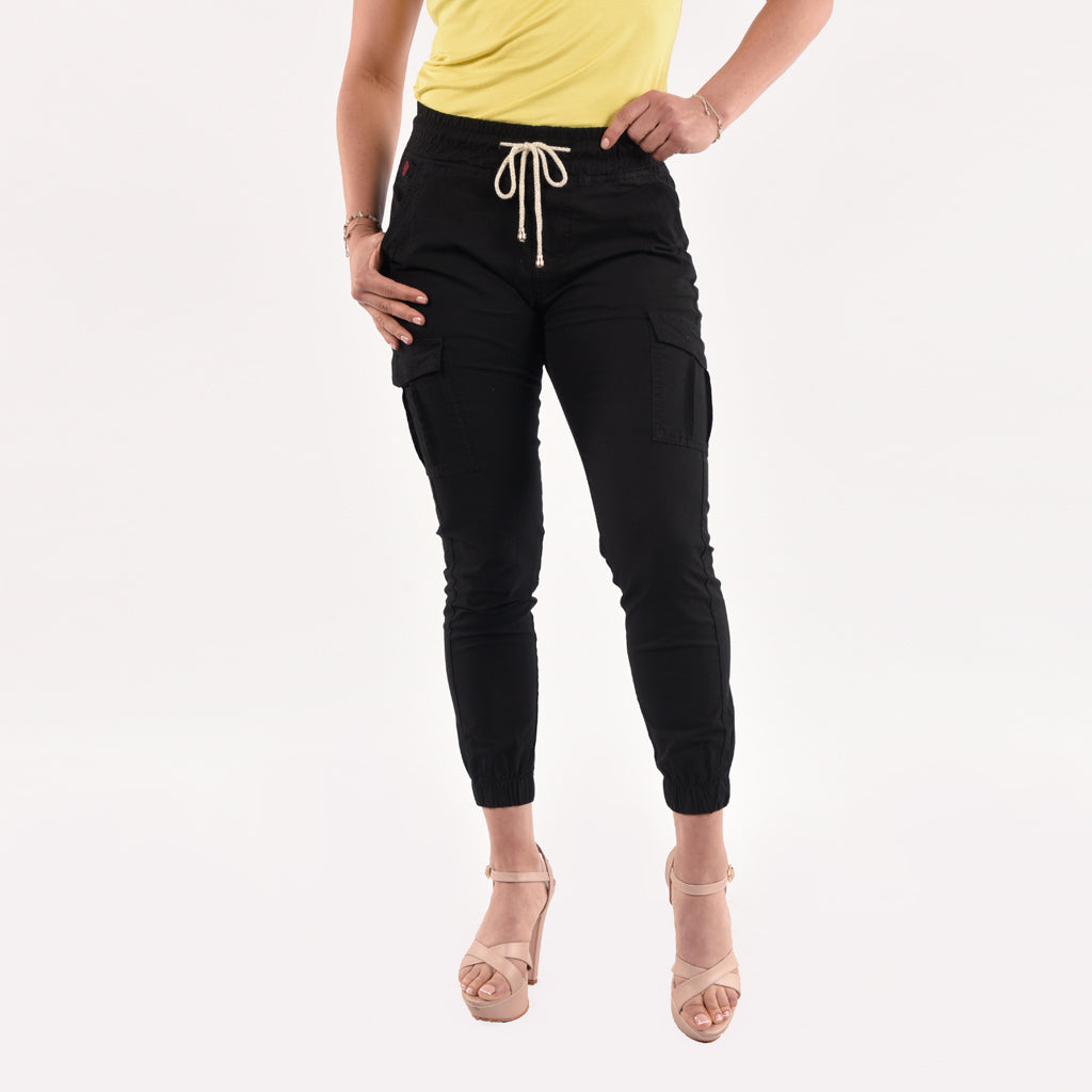 Jogger Drill Tafeta Strech Mujer