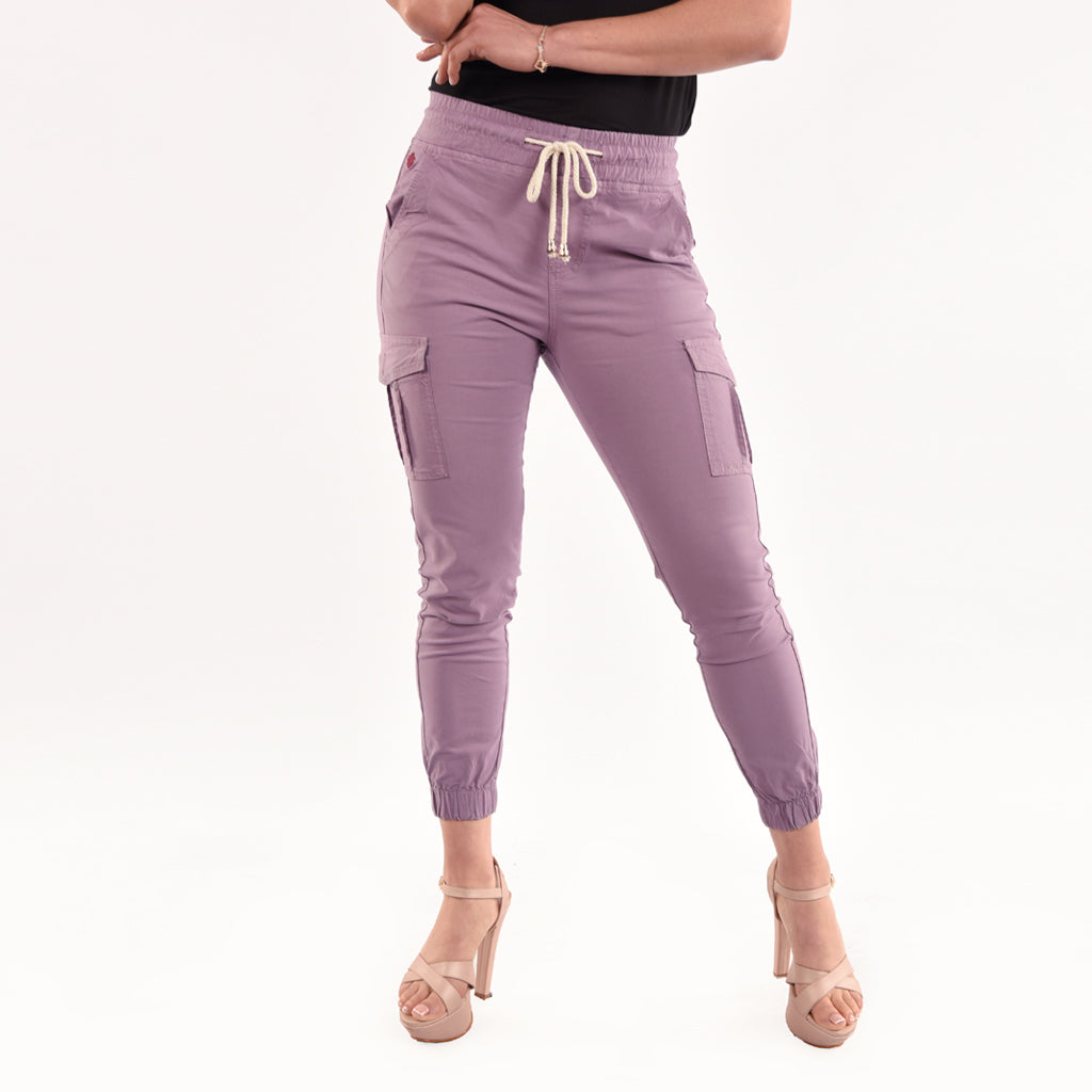 Jogger Drill Tafeta Strech Mujer