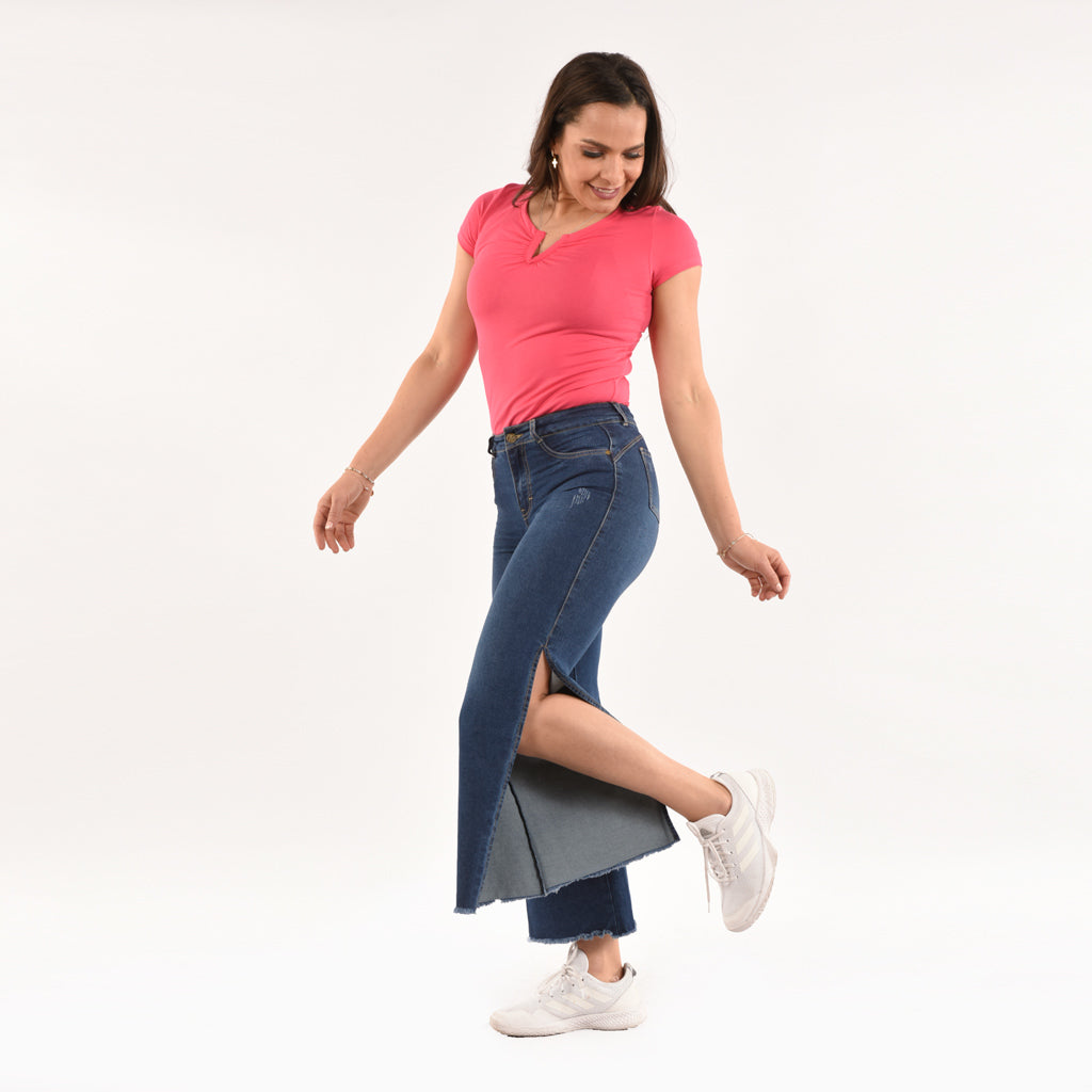 Pantalón Denim Stretch Mujer - 2x S/90.00