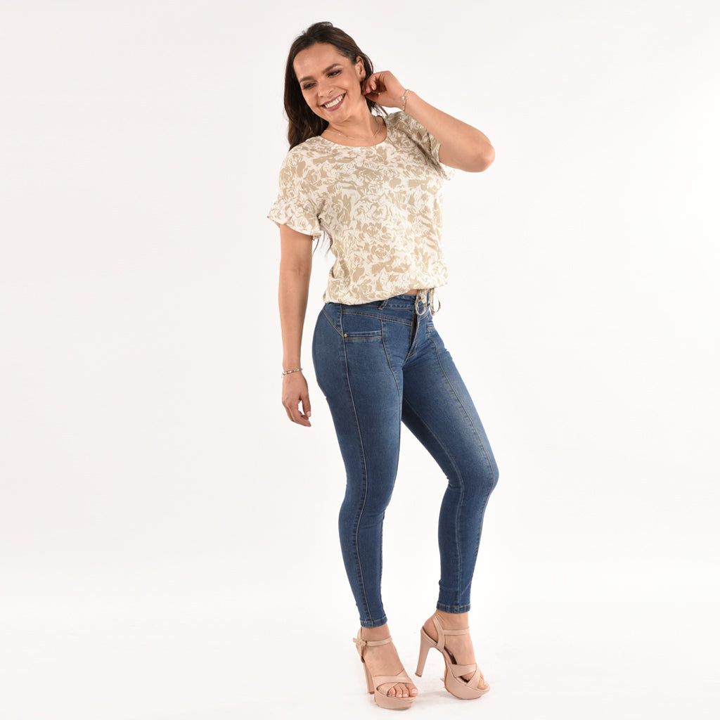 Pantalón Van Pierre Denim Strech Mujer 2x