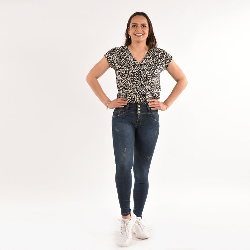 Pantalón Van Pierre Denim Strech Mujer - 2x S/90.00