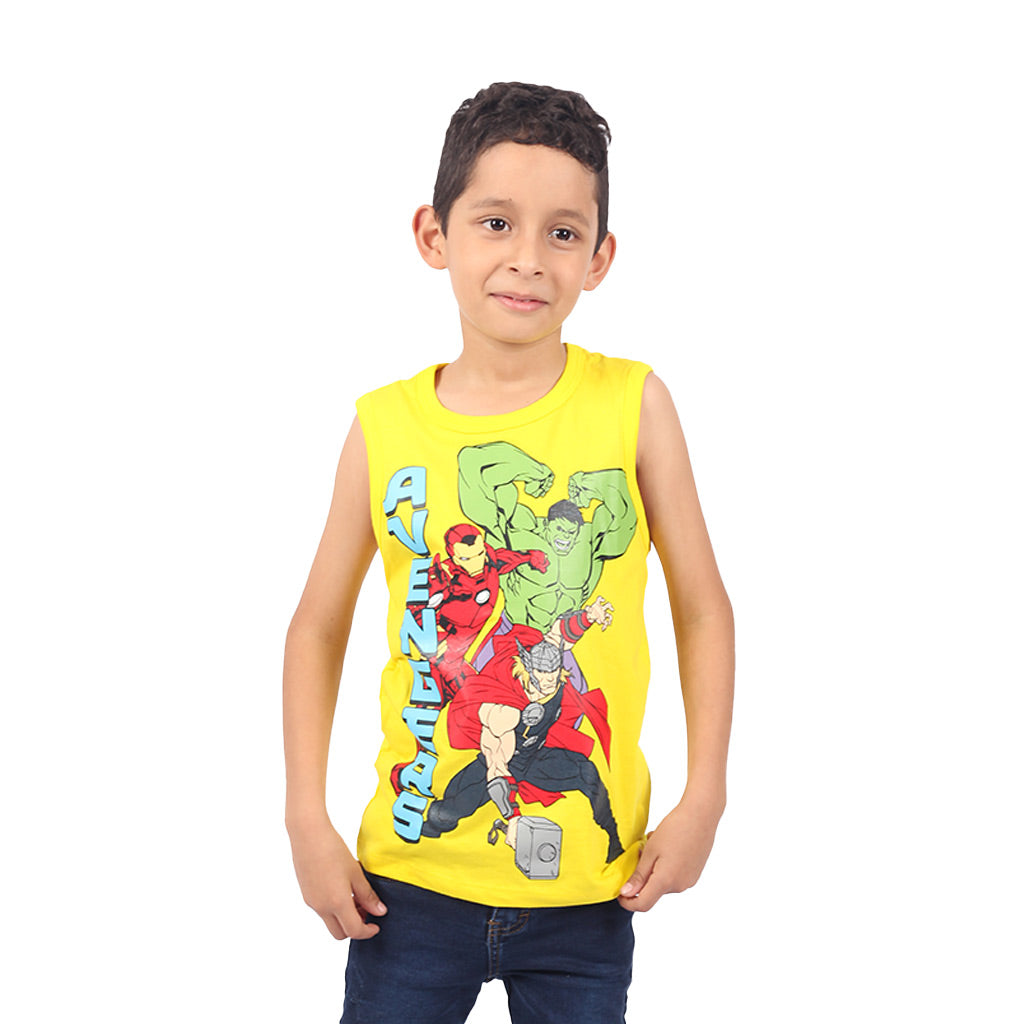 Polo Avengers Manga Cero Niño