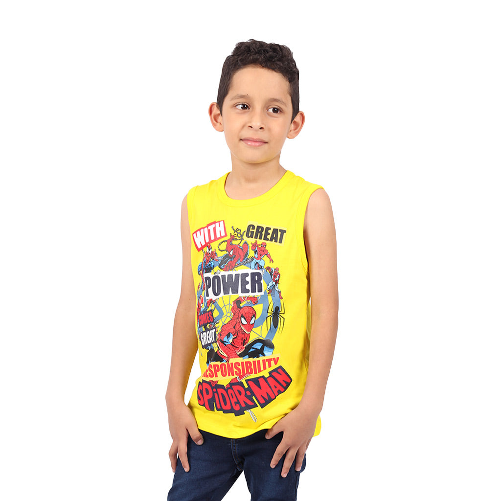 Polo Spiderman Manga Cero Niño