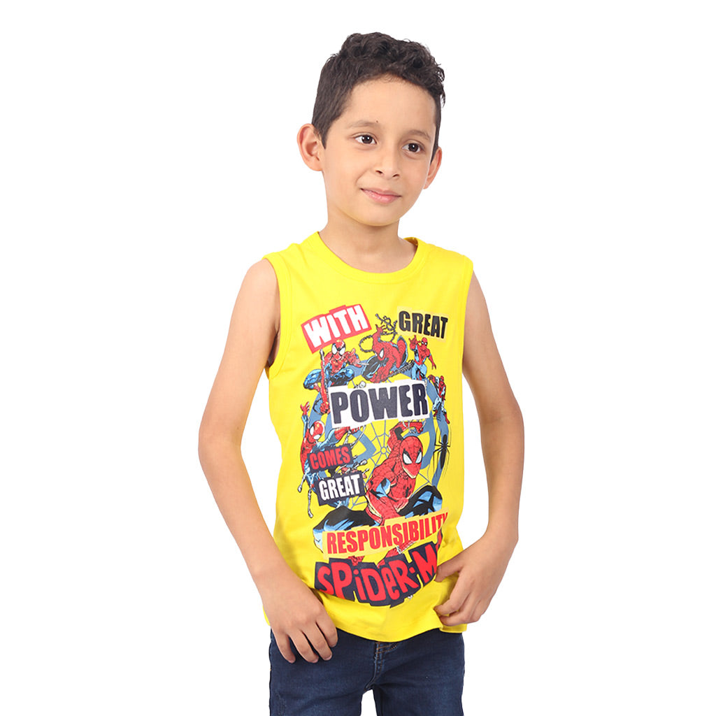 Polo Spiderman Manga Cero Niño