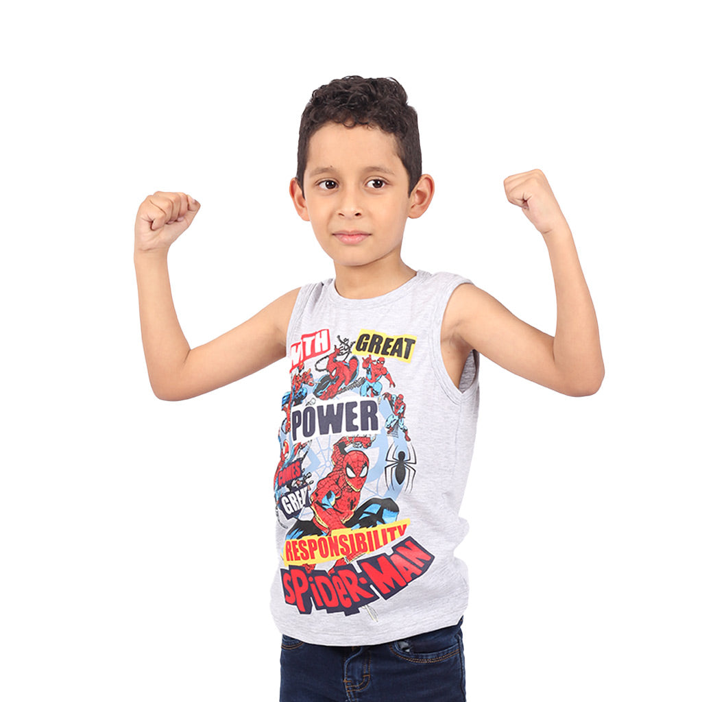 Polo Spiderman Manga Cero Niño
