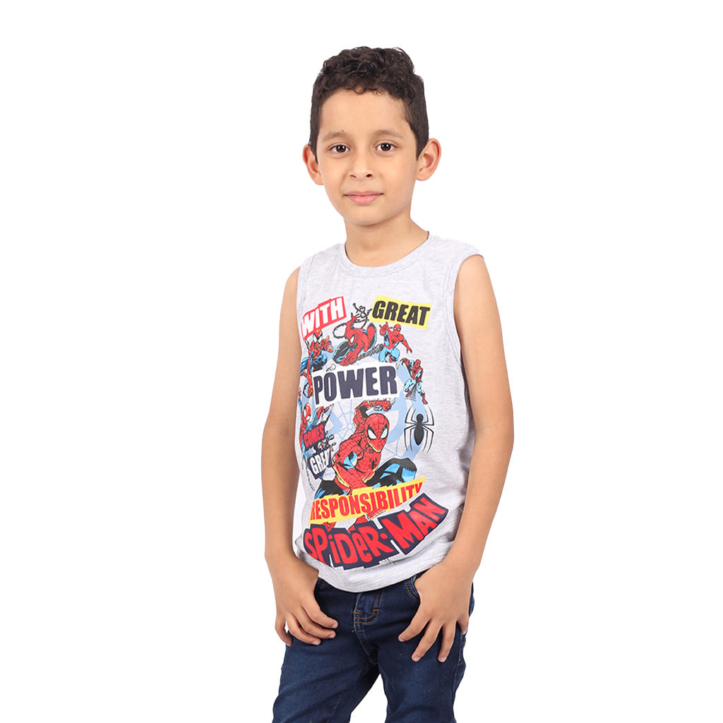 Polo Spiderman Manga Cero Niño