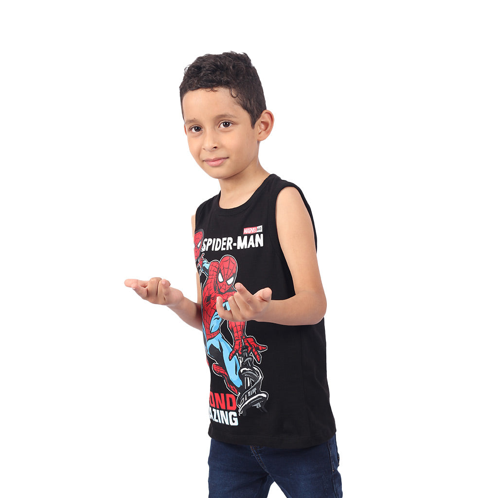 Polo Spiderman Manga Cero Niño