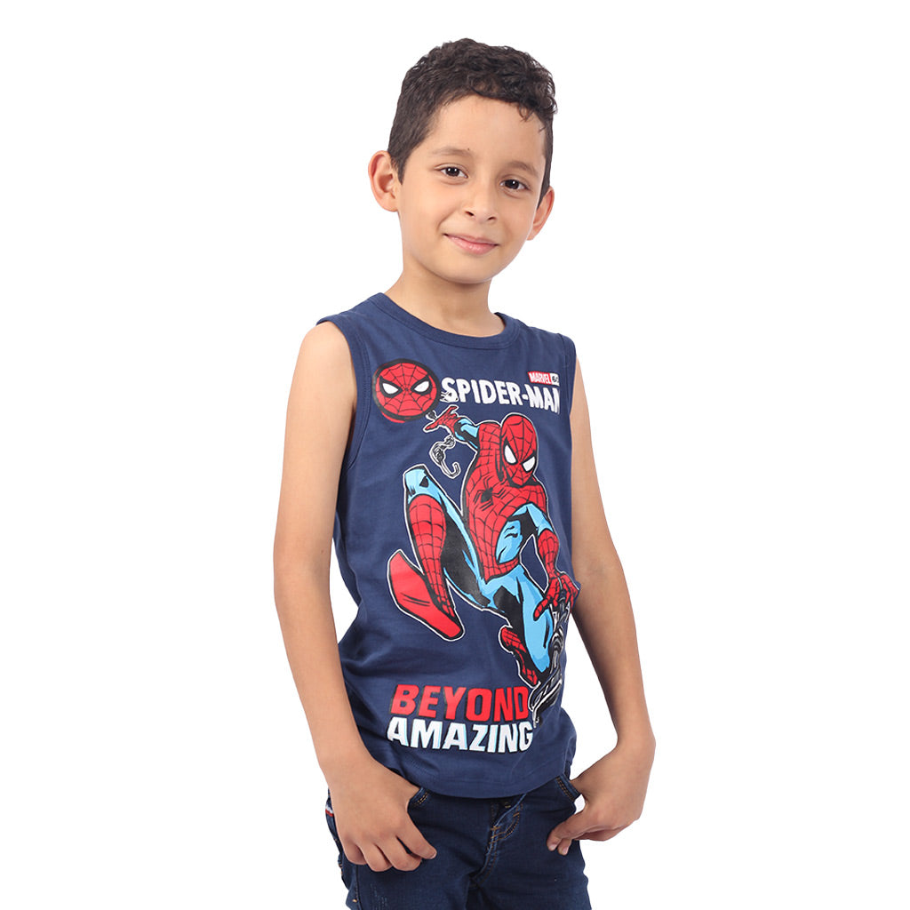 Polo Spiderman Manga Cero Niño