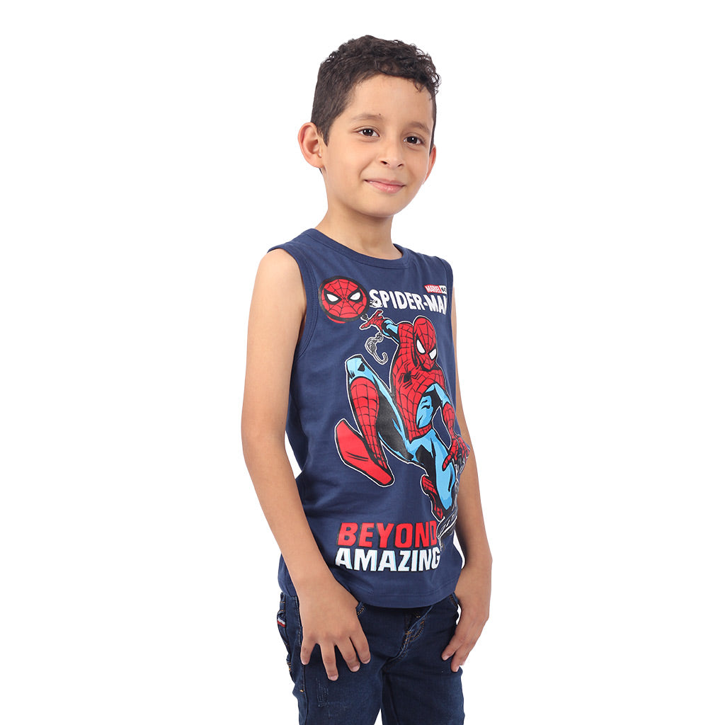 Polo Spiderman Manga Cero Niño - 2x S/35.00