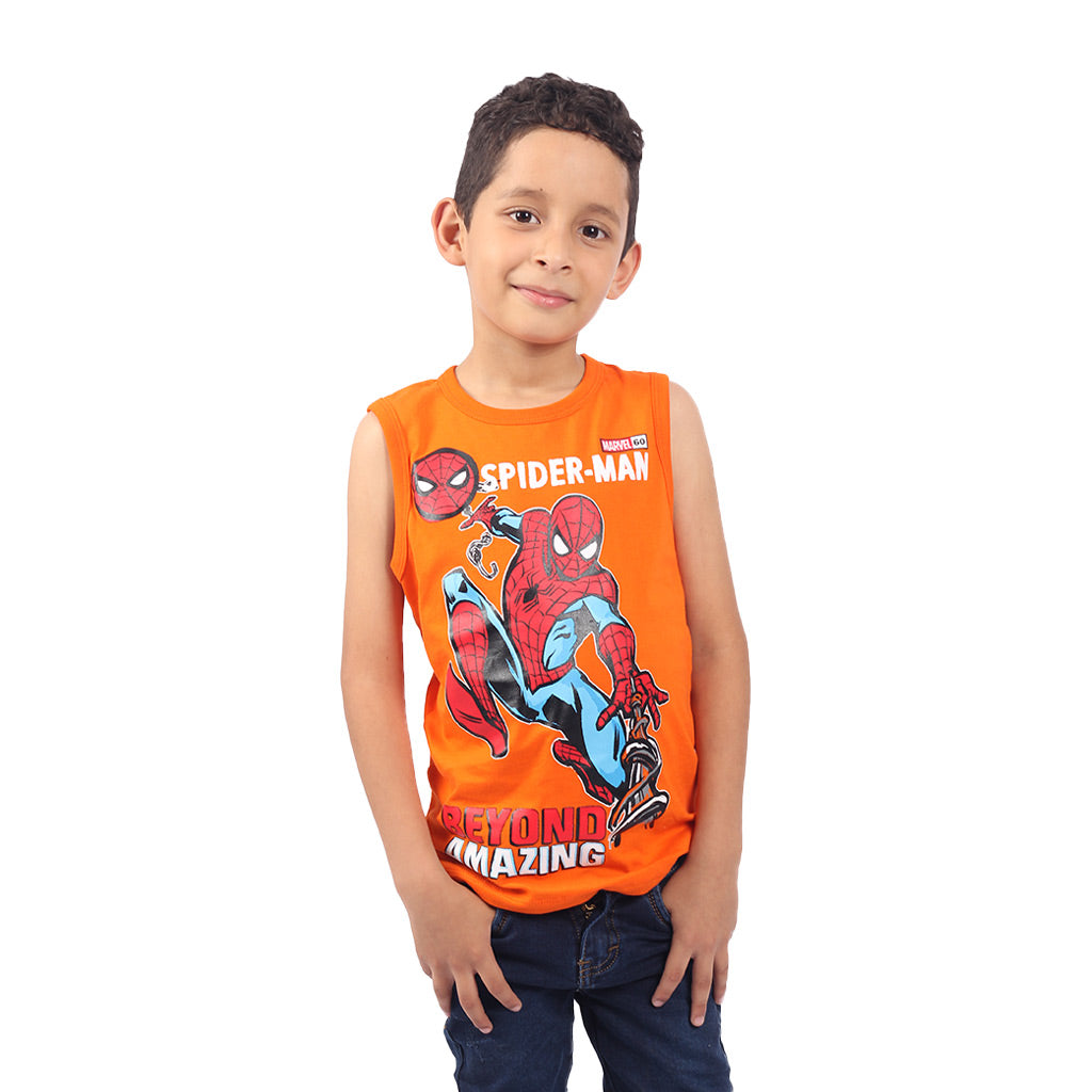 Polo Spiderman Manga Cero Niño