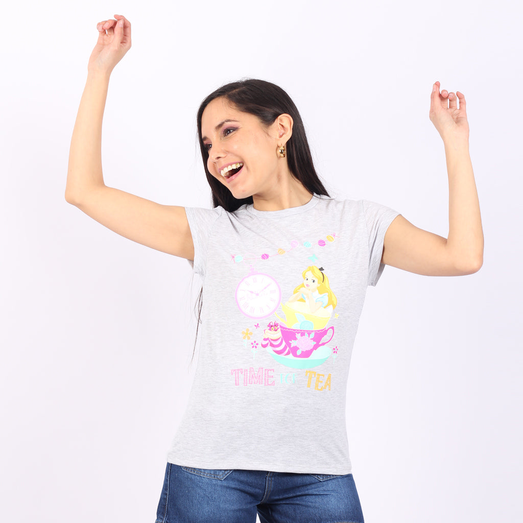 Polo Alicia En El País De Las Maravillas Manga Corta Mujer 3x2