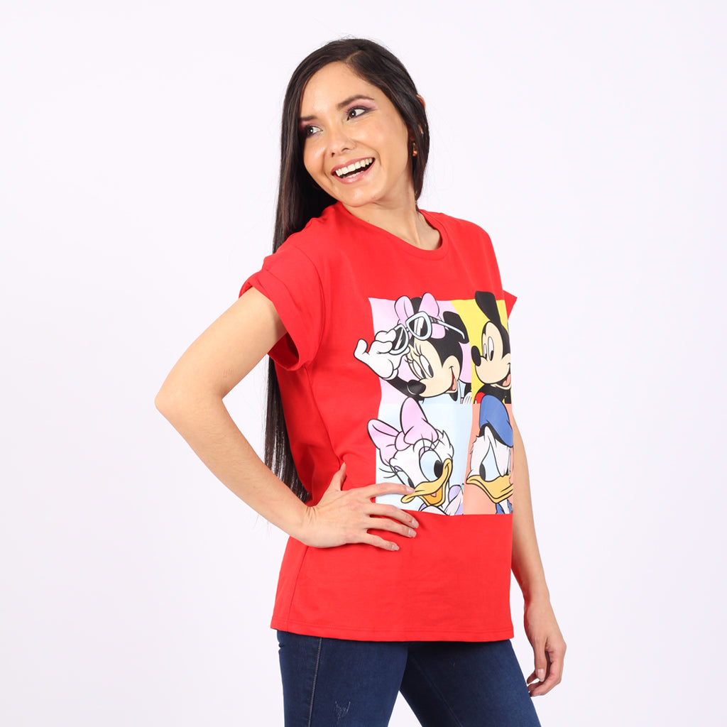 Polo Minnie Mouse Manga Corta Mujer 3x2