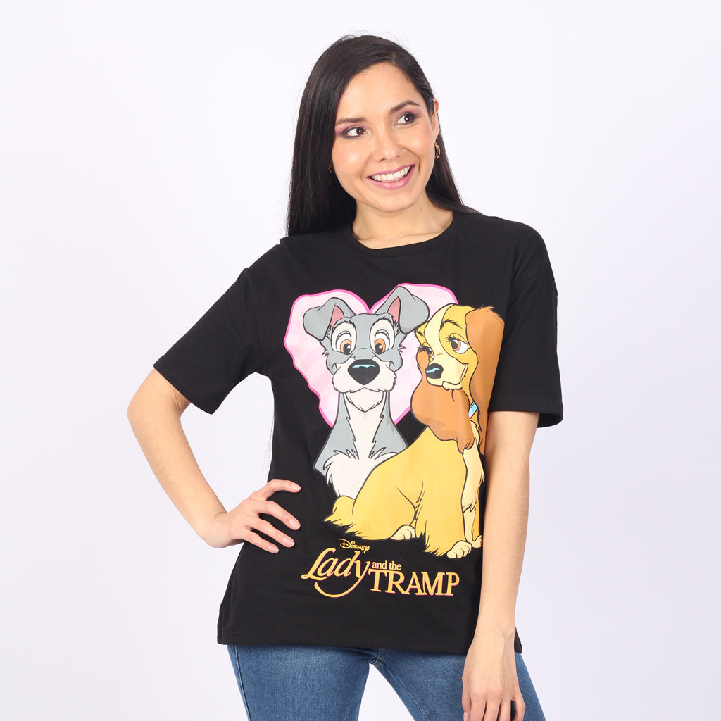 Polo La Dama Y El Vagabundo Manga Corta Mujer 3x2