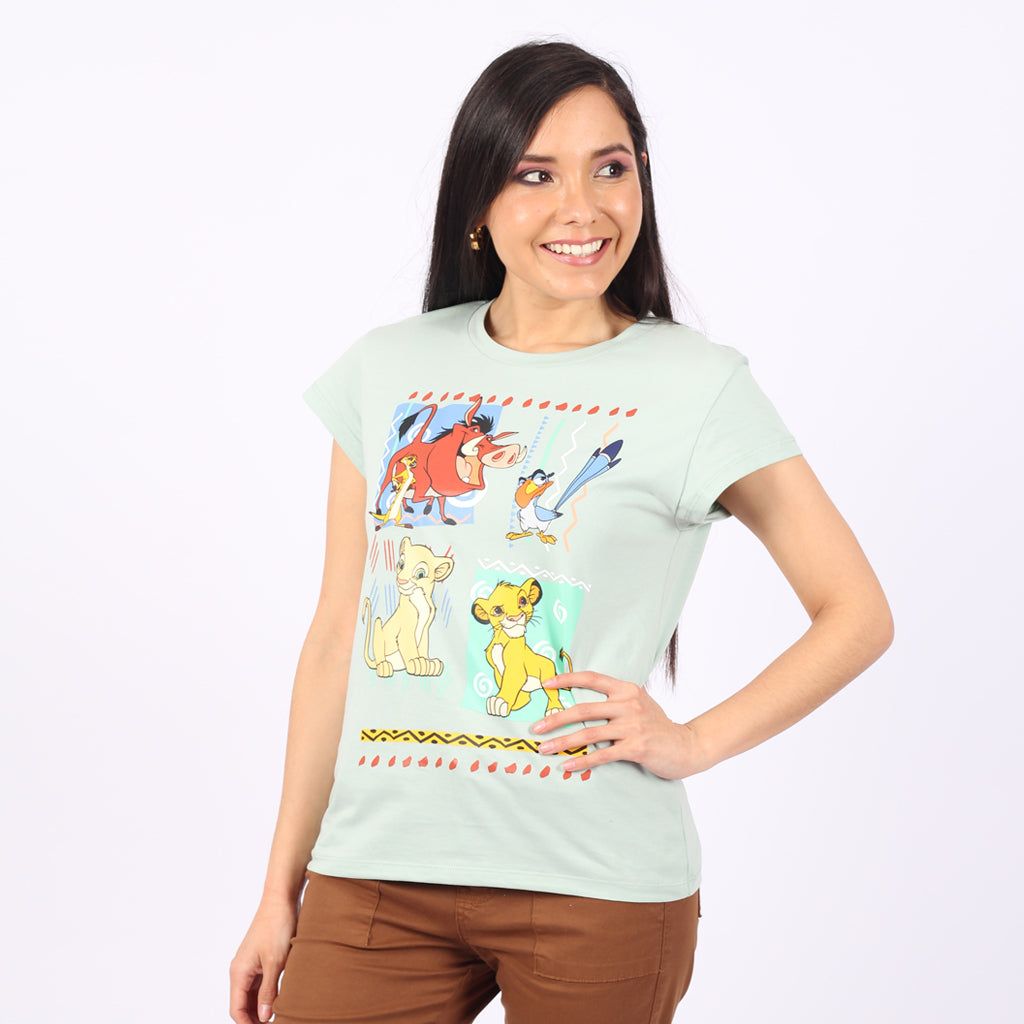 Polo El Rey León Manga Corta Mujer 3x2