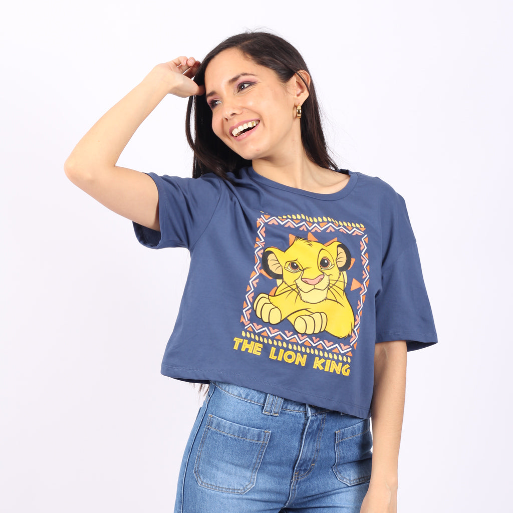 Polo El Rey León Manga Corta Mujer 3x2