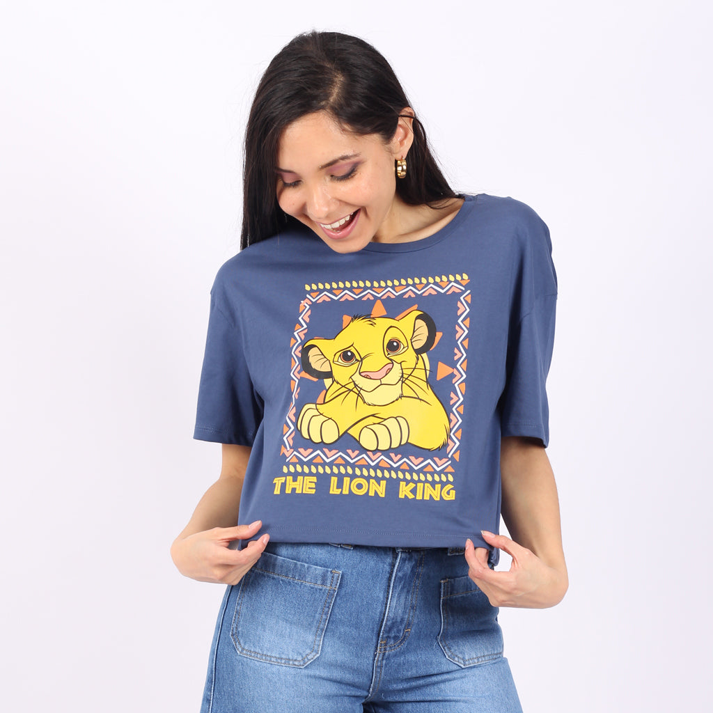 Polo El Rey León Manga Corta Mujer 3x2