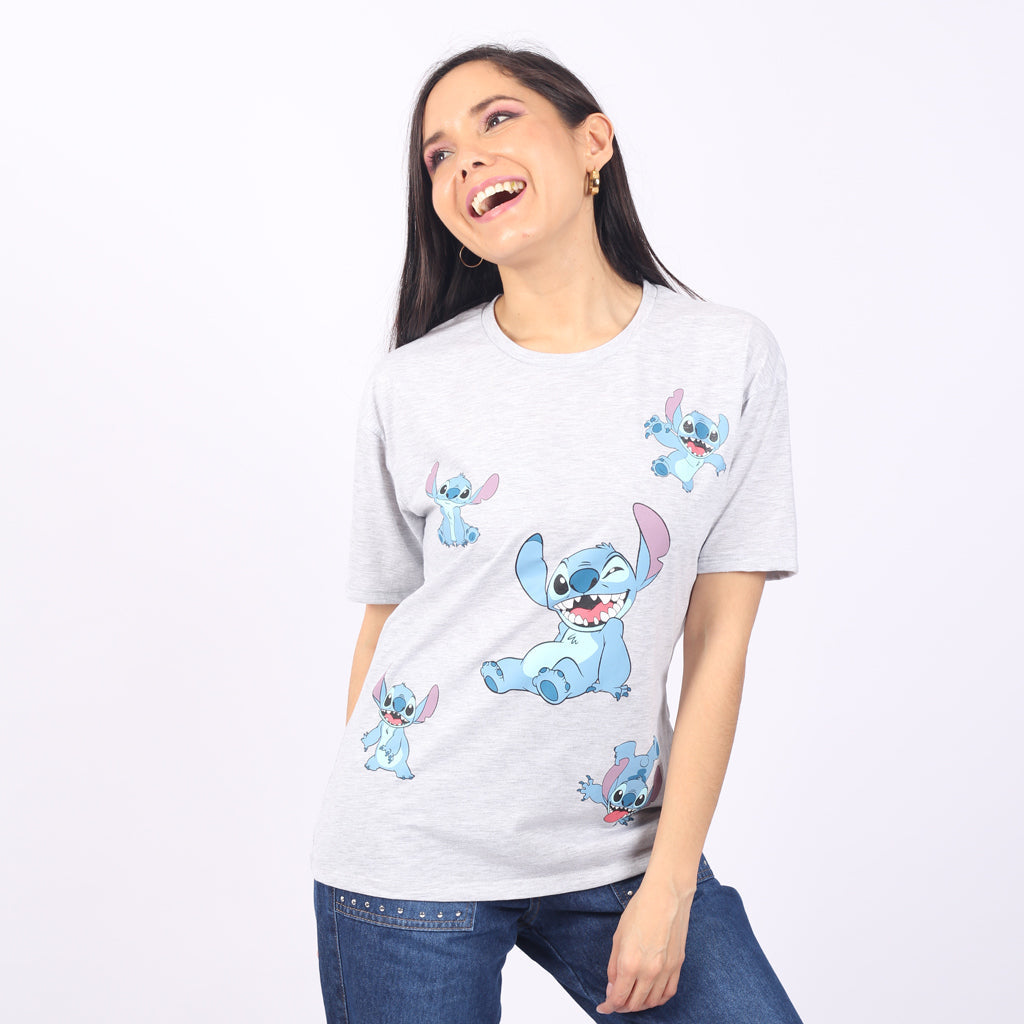 Polo Lilo Y Stitch Manga Corta Mujer - 2x S/60.00